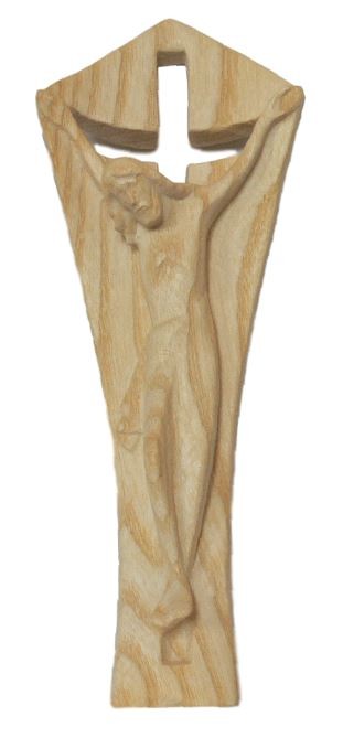 krucyfiks pielgrzymkowy drewno naturalne 