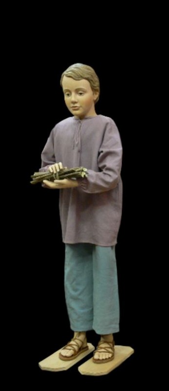 Szopka Bożonarodzeniowa, chłopiec, figura