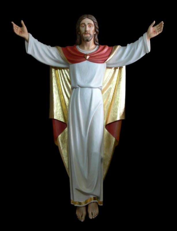 Chrystus Zmartwychwstały płaskorzeźba