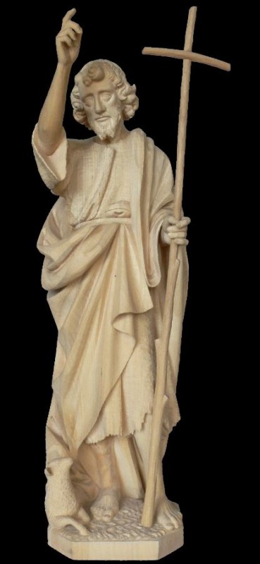 Jan Chrzciciel, rzeźba w drewnie, figura w drewnie