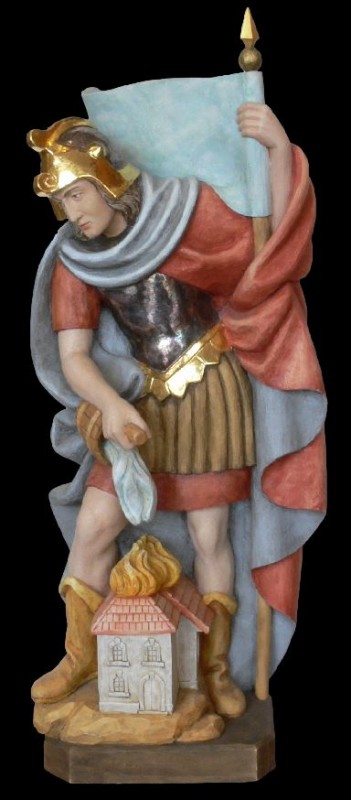Święty Florian, rzeźba w drewnie, figura w drewnie
