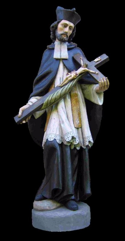 Jan Nepomucen, rzeźba w drewnie, figura w drewnie