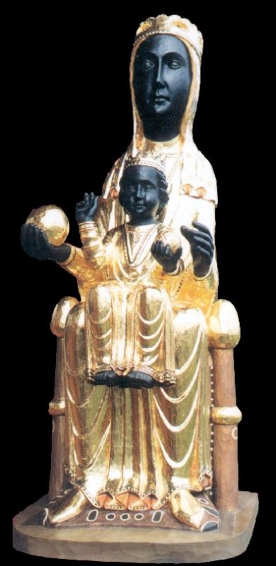 Madonna Montserrat, rzeźba, figura