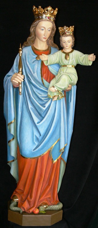 Madonna z Dzieciątkiem Wspomożycielka, figura, rzeźba