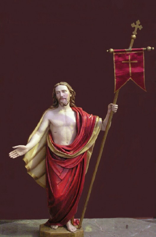 Chrystus Zmartwychwstały, figura, rzeźba