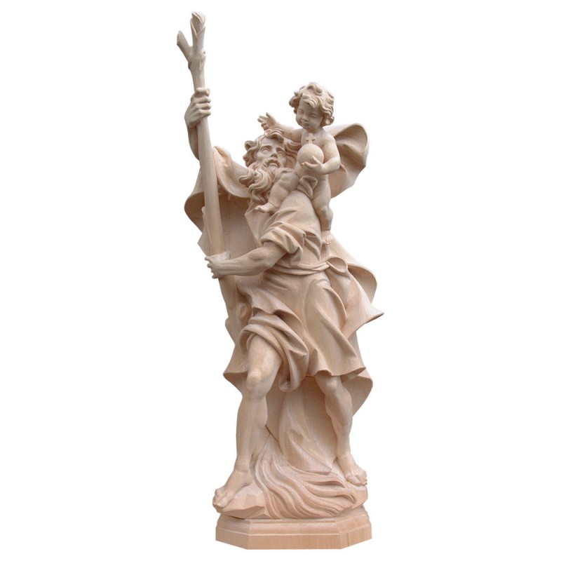Święty Krzysztof figurka drewniana