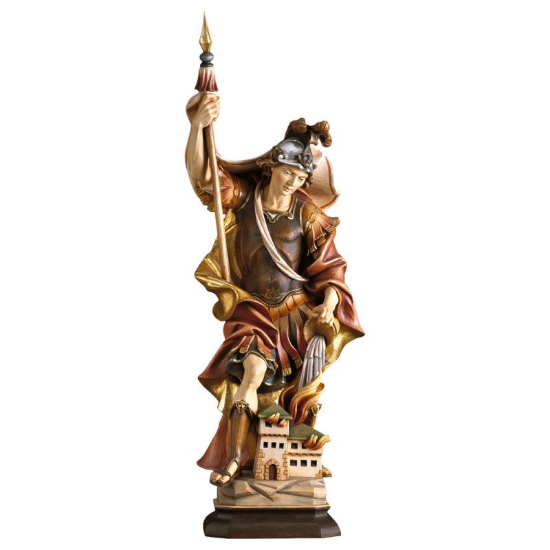 Święty Florian rzeźba drewniana