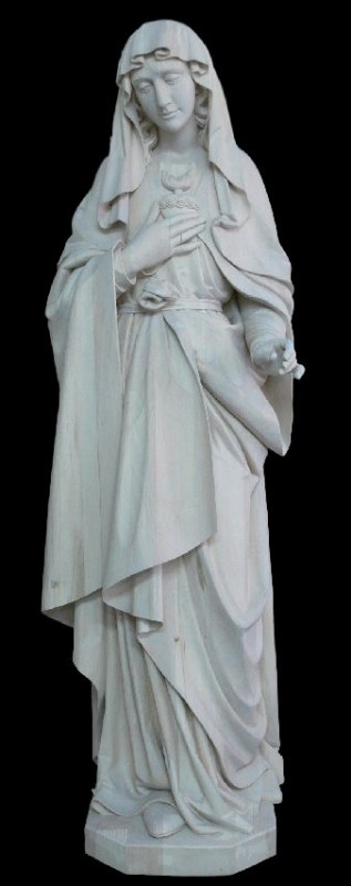 Serce Marii, rzeźba, figura