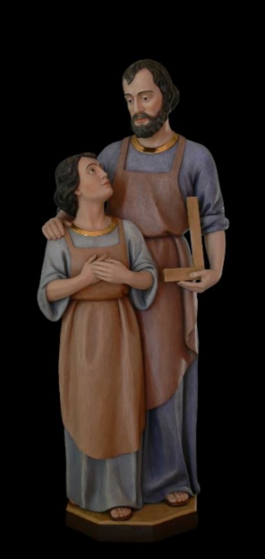 Święty J&oacute;zef, figura polichromowana