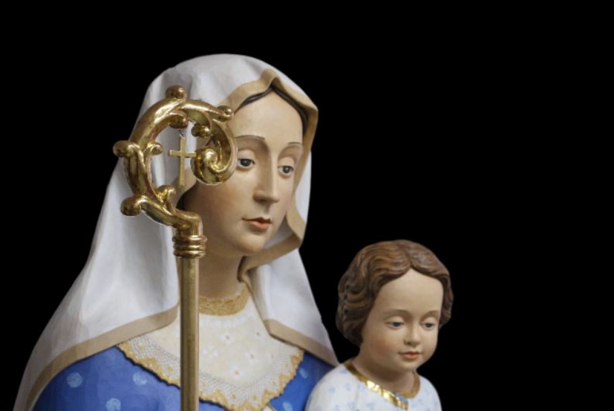 Lady of Good Success, rzeźba polichromowana, figura polichromowana