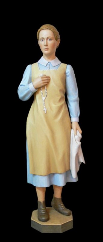 Karolina K&oacute;zka, rzeźba polichromowana