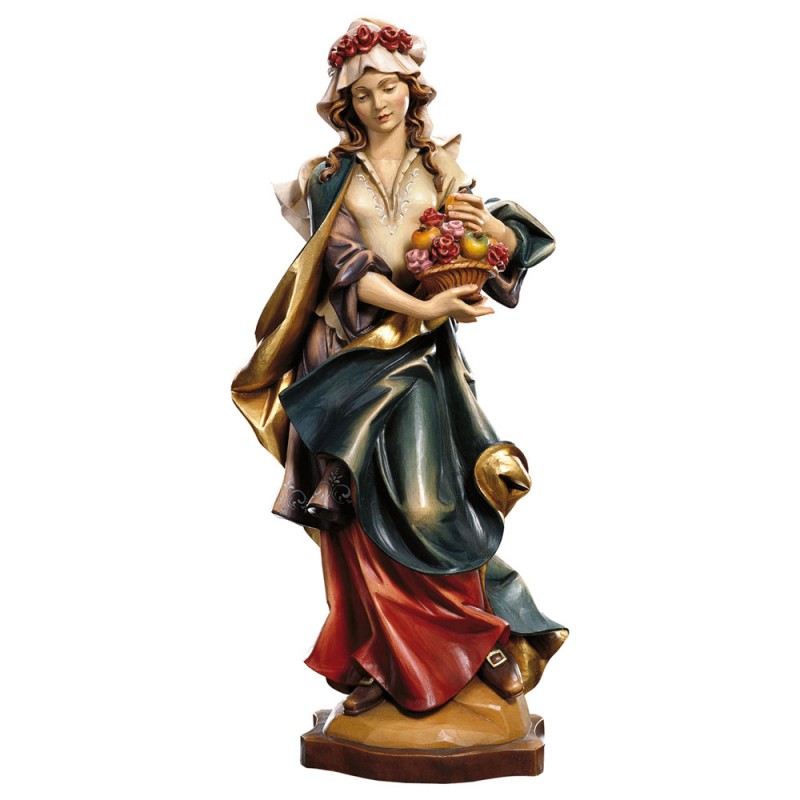 Święta Dorota - figura drewniana