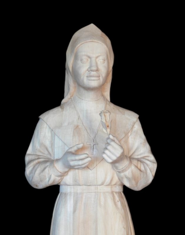 Annuarita, rzeźba w drewnie, figura w drewnie