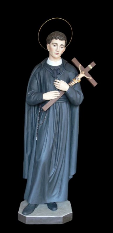 Święty Gerard - drewniana figura sakralna, drewniana rzeźba sakralna