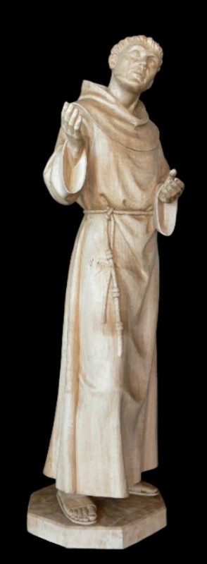 Rzeźba, figura świętego Franciszka