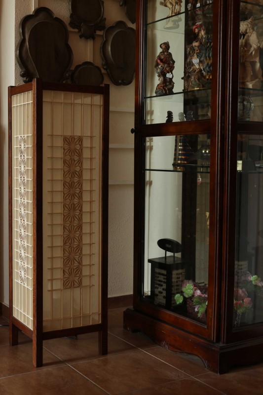 Wyposażenie wnętrz, lampa japońska