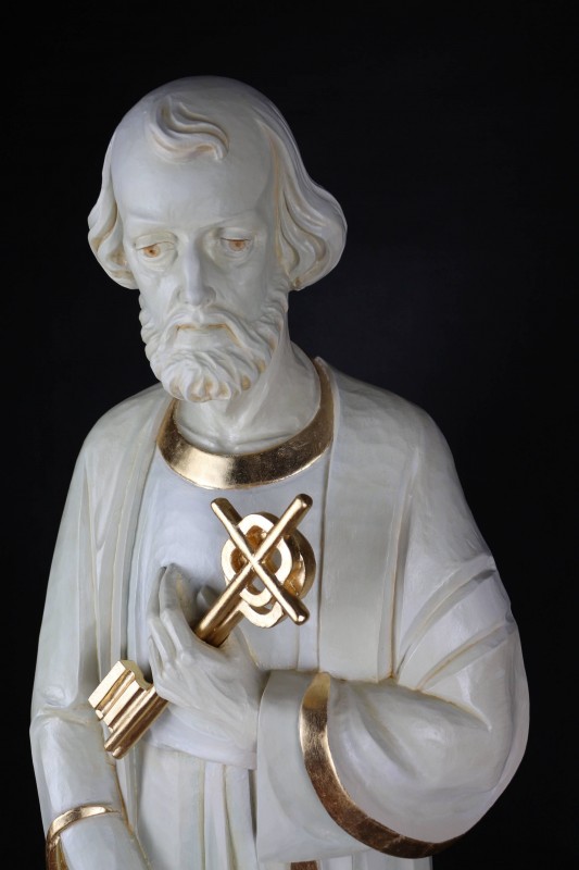 Św. Piotr - rzeźba wykonana w drewnie lipowym
