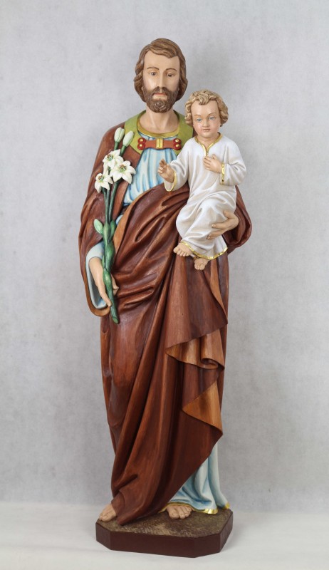 Święty Józef z Dzieciątkiem Jezus - rzeźba