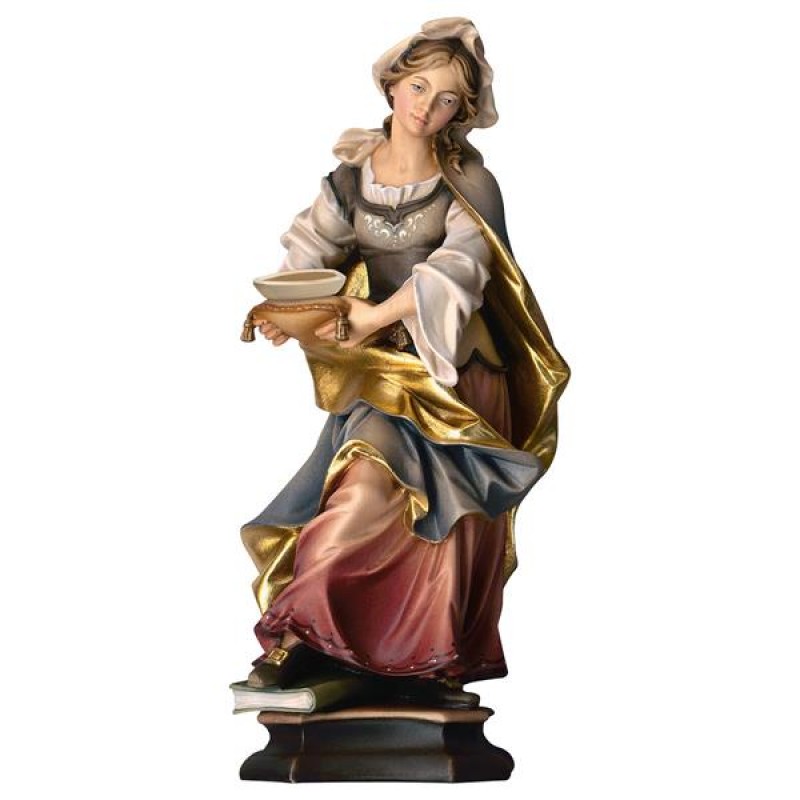 Święta Urszula - figura, figurka z drewna