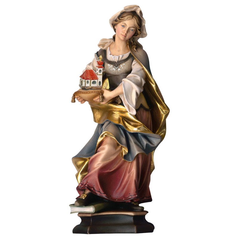 Święta Adelajda - figurka drewniana