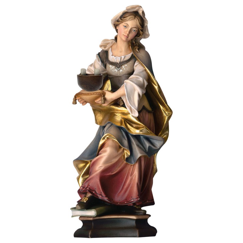 Święta Krystyna - rzeźba, figurka z drewna