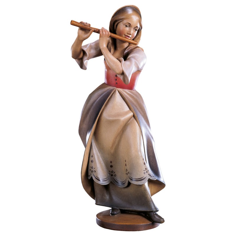 Flecistka - rzeźba drewniana