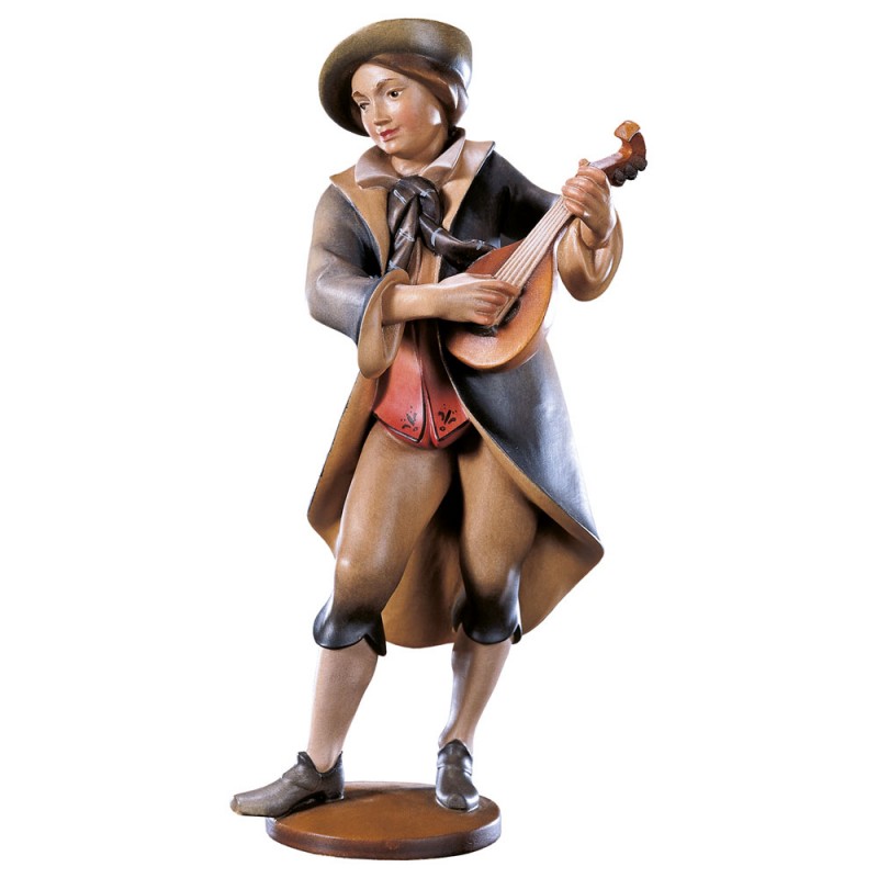 Mandolinista - figurka drewniana