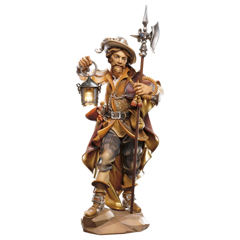 Str&oacute;ż nocny - figurka drewniana