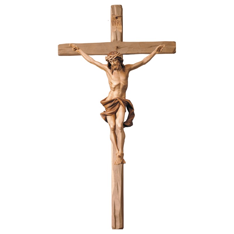Krucyfiks nazareński z prostym krzyżem