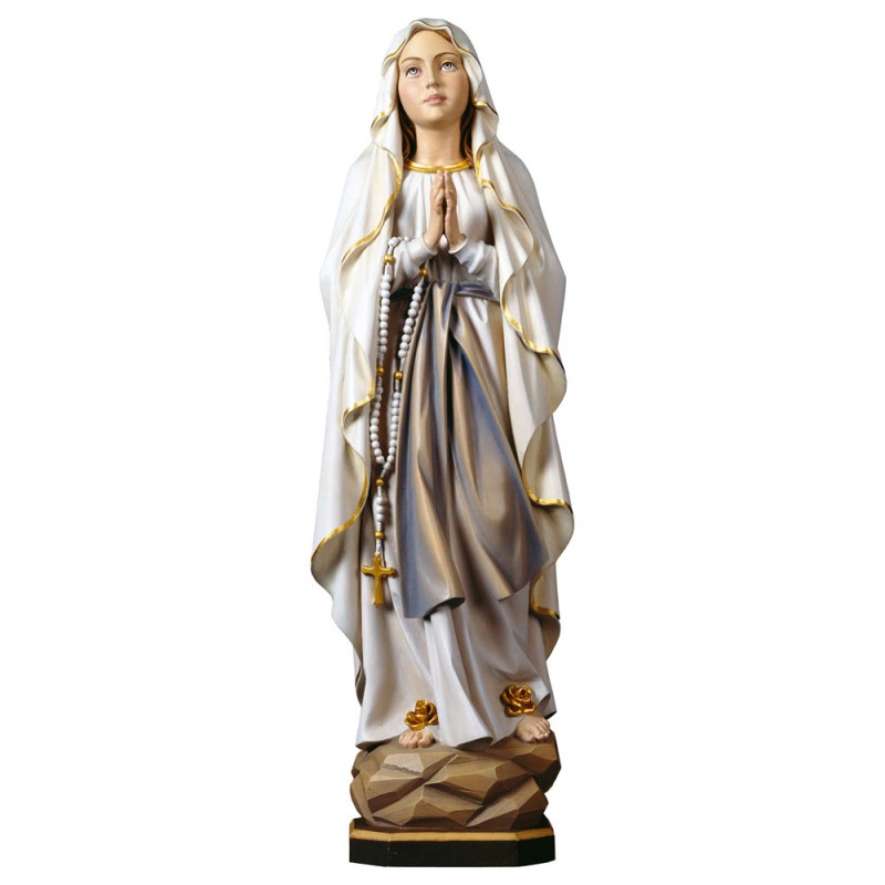 Matka Boża z Lourdes - figurka polichromowana