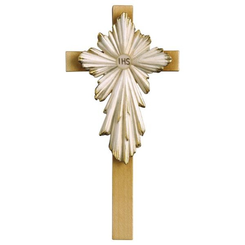 Krzyż komunijny drewniany
