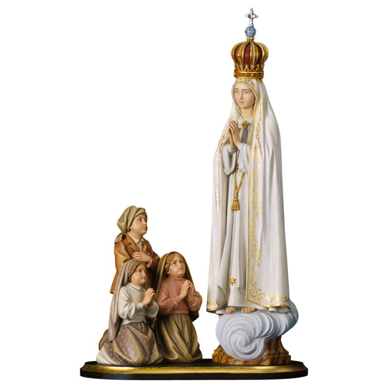 Figurka Matki Bożej Fatimskiej z dziećmi