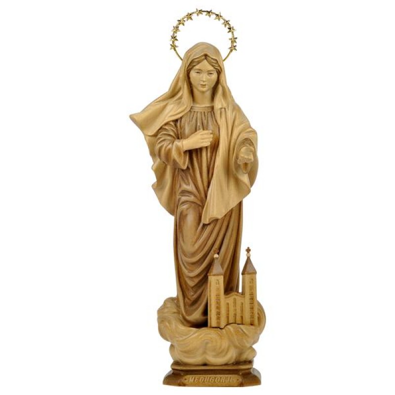 Matka Boża z Medjugorje - rzeźba drewniana