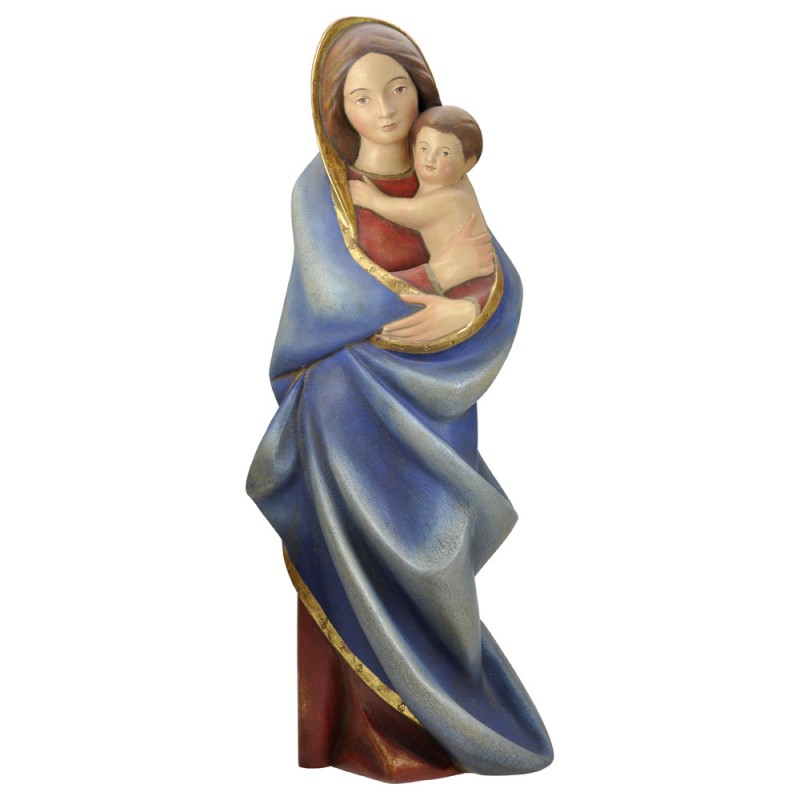 Madonna z Dzieciątkiem - figurka malowana
