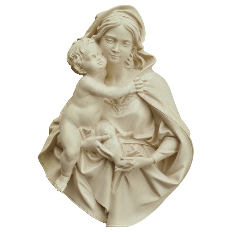 Madonna z Dzieciątkiem - rzeźba drewniana