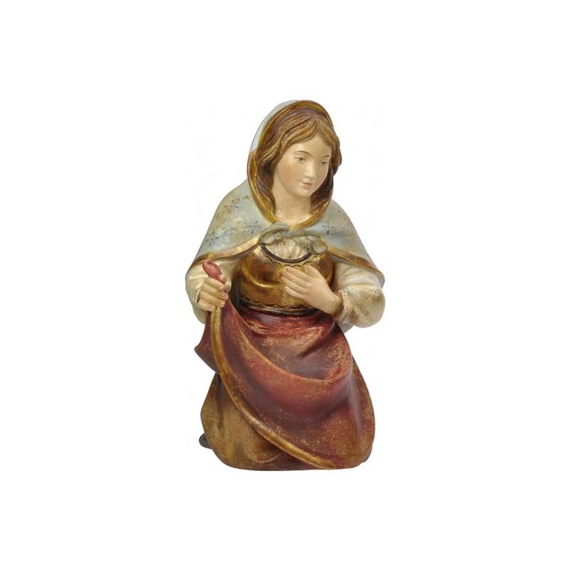 Figurka Maryi - szopka bożonarodzeniowa Shepherds - polichromowane drewno